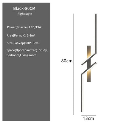 Modern LED Strip Wall Sconce Light