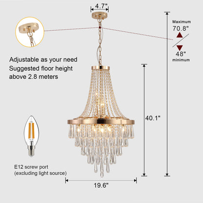 Luxury K9 Crystal Ceiling Light