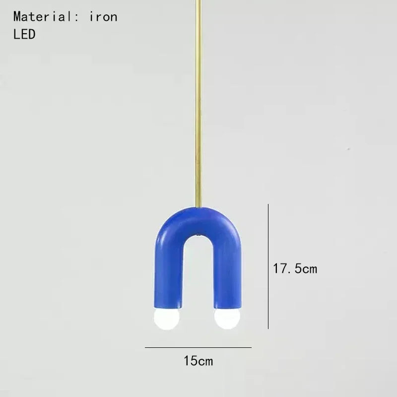 Macaron Arch LED Chandelier Pendant Light