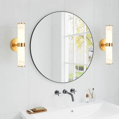 Elegant Resin Wall Sconces,Vertical Light Fixtures Set of Two