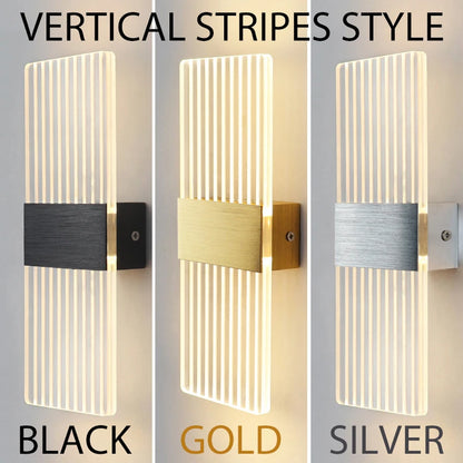 Modern Acrylic LED Wall Light 6W