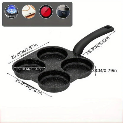 4-Hole Nonstick Omelette Frying Pan