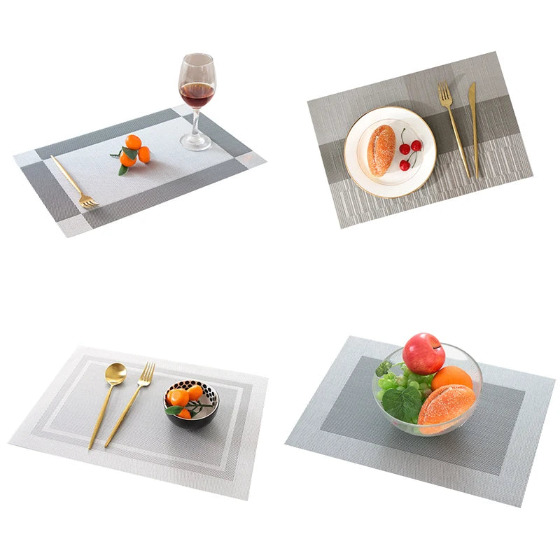 Washable Non-Slip Table Mat Set