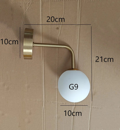 Modern Nordic Glass LED Wall Lamp
