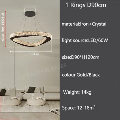 Modern Luxury Pendant Chandelier for Living Room