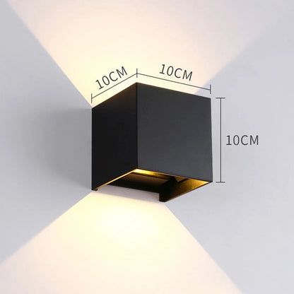IP65 LED waterproof wall lamp 6W 12W indoor and outdoor