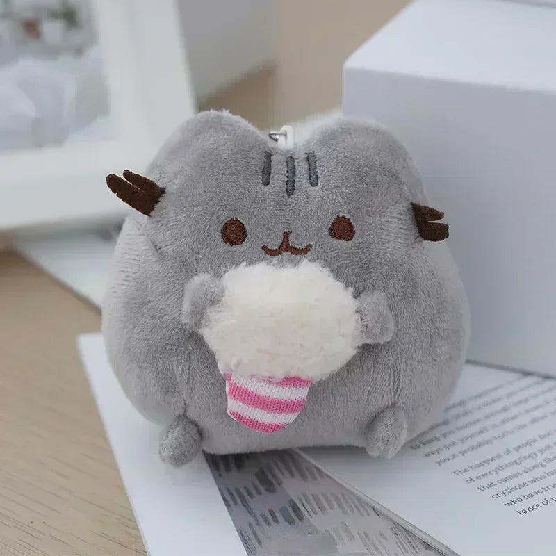Pusheen Kawaii Plush Toy Donut Unicorn Room Decoration Anime Potato Chip Ice Cream Pizza Cake Cat Stuffed Animal Dolls Gift