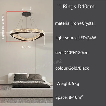 Modern Luxury Pendant Chandelier for Living Room