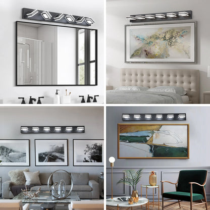 Modern LED Vanity Light - 5 CCT Bathroom Wall Fixture,