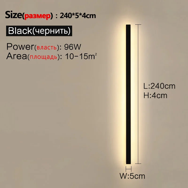 Waterproof Nordic LED Outdoor Wall Light – IP65