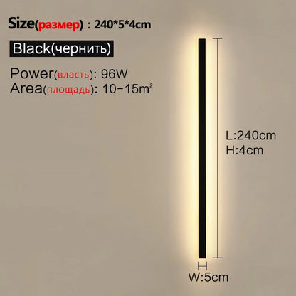Waterproof Nordic LED Outdoor Wall Light – IP65