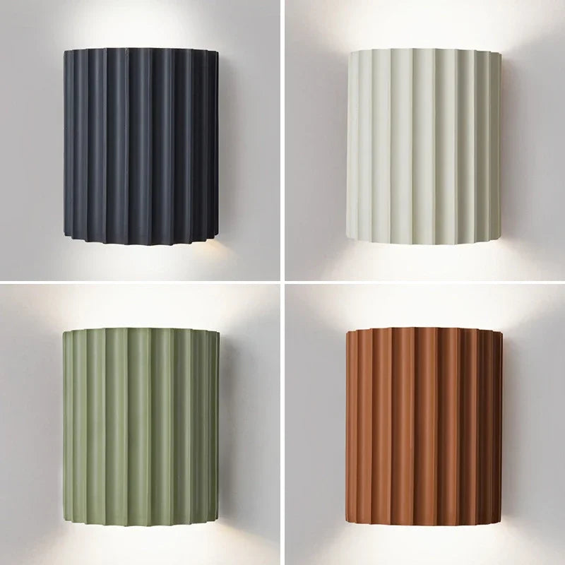 Nordic Modern Resin LED Wall Sconce Lamp