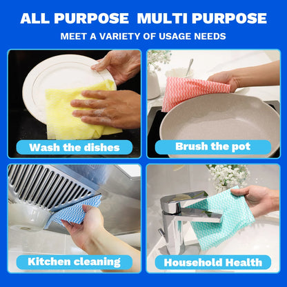Nonwoven Disposable Kitchen Cleaning Cloths (50PCS)