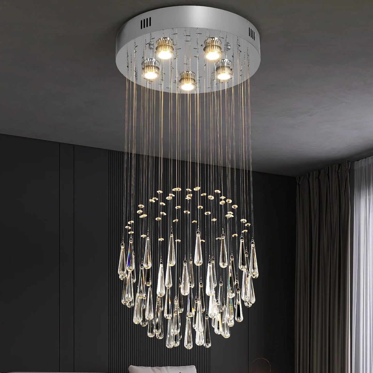 Luxury Crystal LED Pendant Light