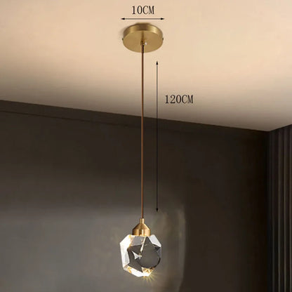 Modern Crystal Staircase LED Chandelier