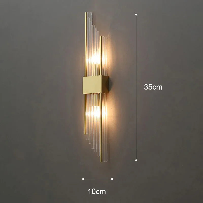 Luxury Gold LED Wall Sconce Lamp