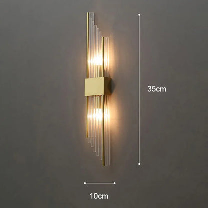 Luxury Gold LED Wall Sconce Lamp