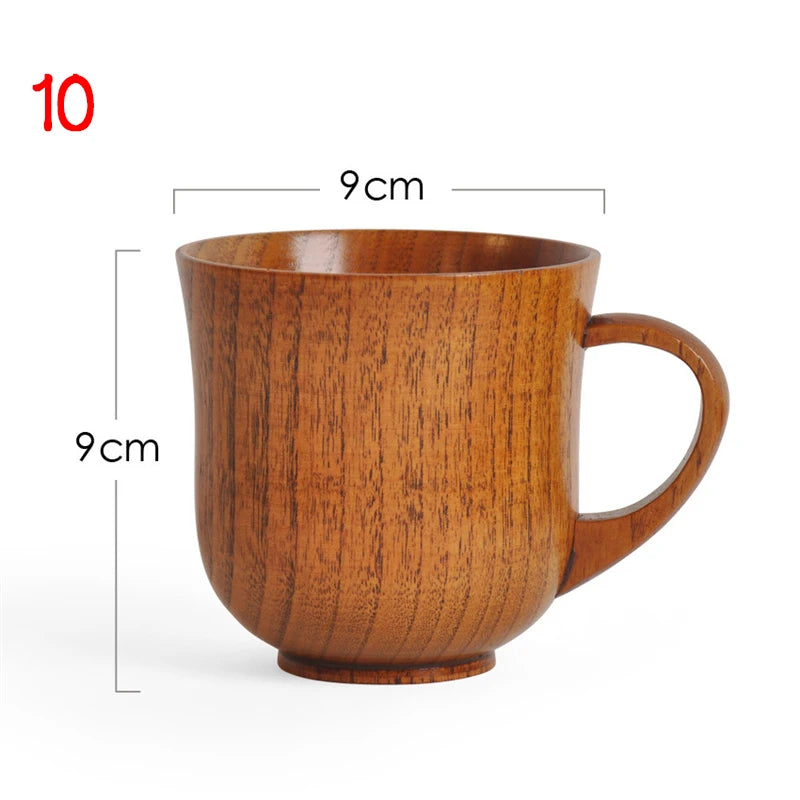 Wooden Big Belly Handmade Natural Spruce Wood Cups