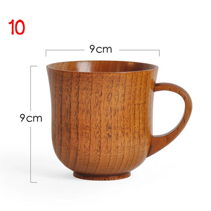Wooden Big Belly Handmade Natural Spruce Wood Cups