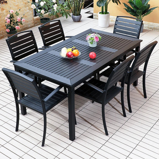 Outdoor Patio Dining Table & Chairs Set