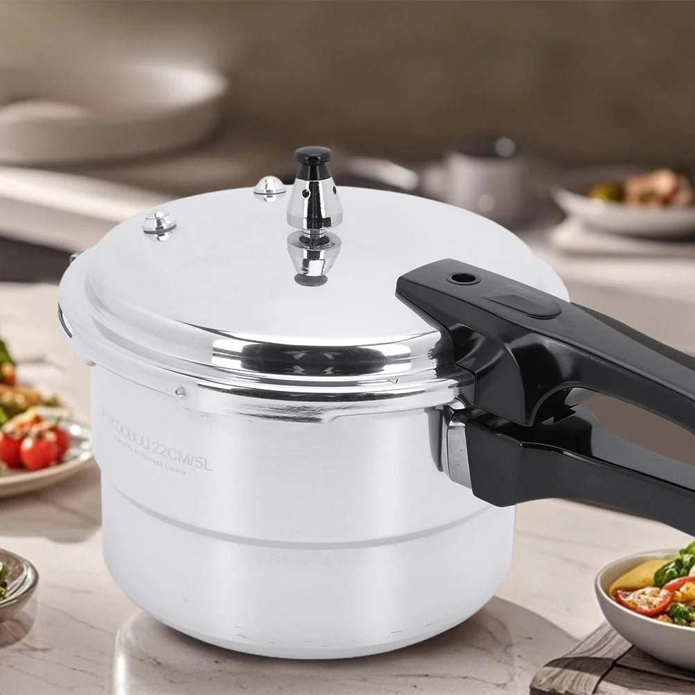 Aluminum Alloy Pressure Cooker with Steamed Layer Small Pressure
