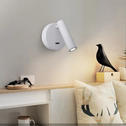 Adjustable LED Reading Wall Light – Modern Bedside Lamp