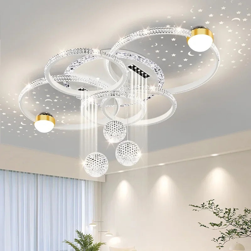 Modern LED Luxury Ceiling Chandelier for Living Room & Villa
