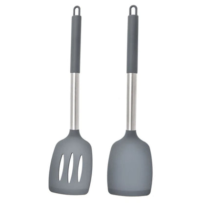 2PCS Nonstick Silicone Cooking Spatulas