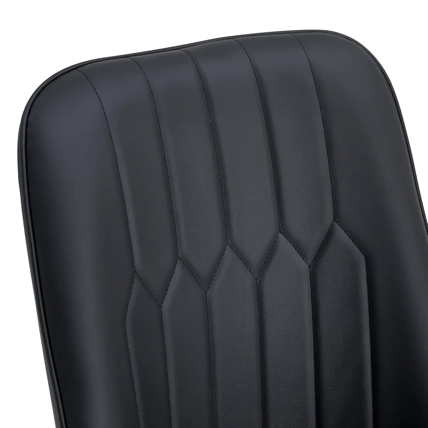 Black Leather Dining Chairs Set of 4