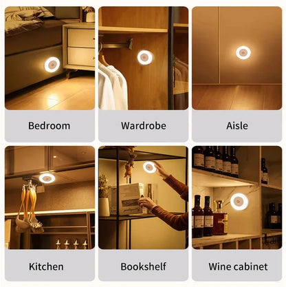 Rechargeable LED Wall Lamp – Magnetic Dimmable Reading Light