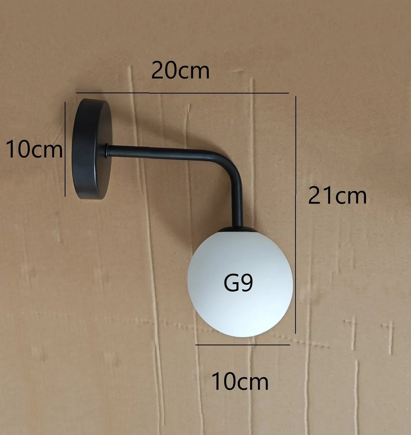 Modern Nordic Glass LED Wall Lamp