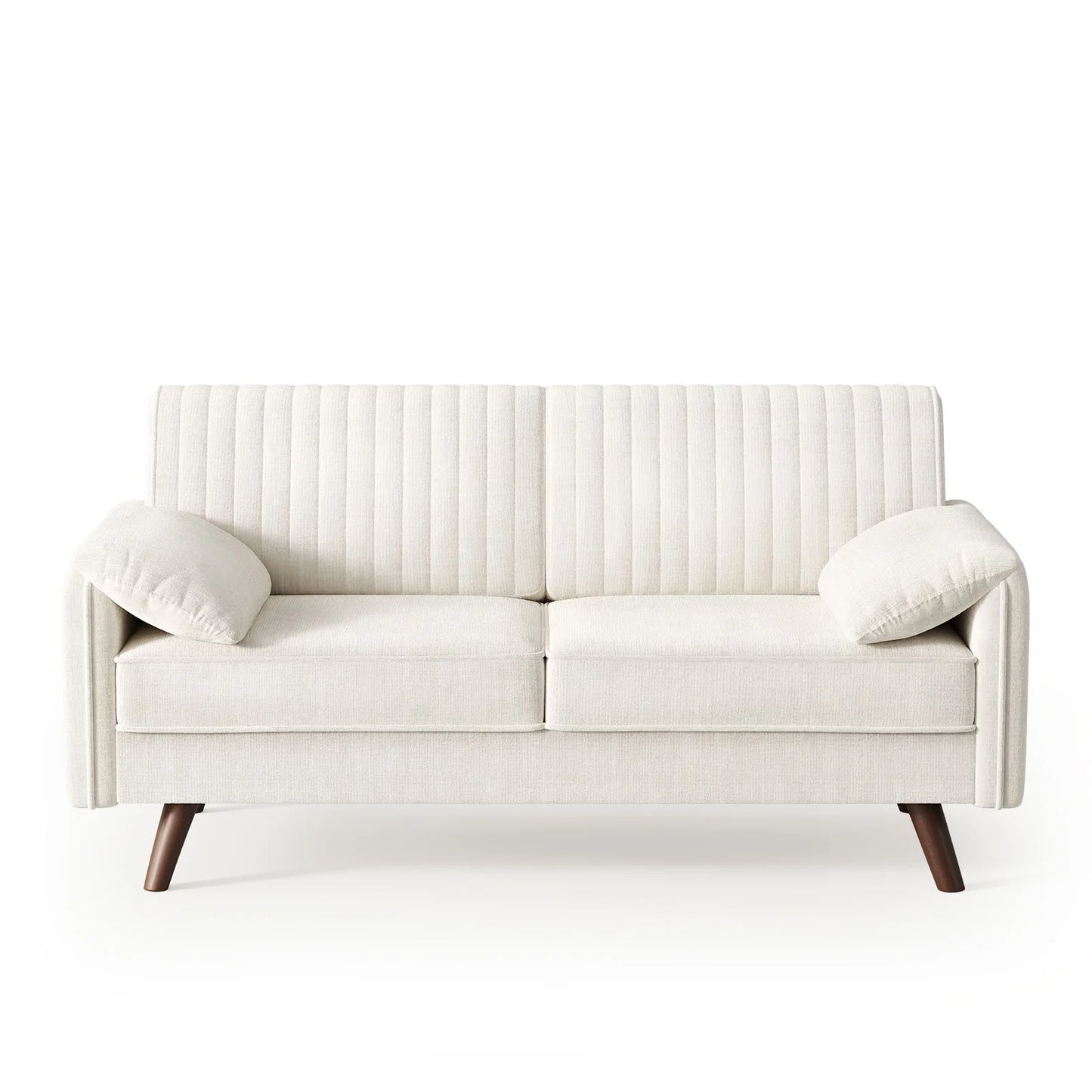 Chenille Loveseat Sofa for Small Spaces