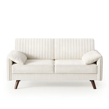 Chenille Loveseat Sofa for Small Spaces