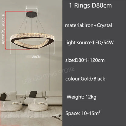 Modern Luxury Pendant Chandelier for Living Room