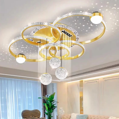 Modern LED Luxury Ceiling Chandelier for Living Room & Villa