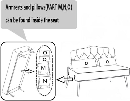 Modern Pink Velvet Sofa with Gold Legs