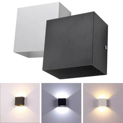 Aluminum Cube LED Wall Sconce – Indoor Light