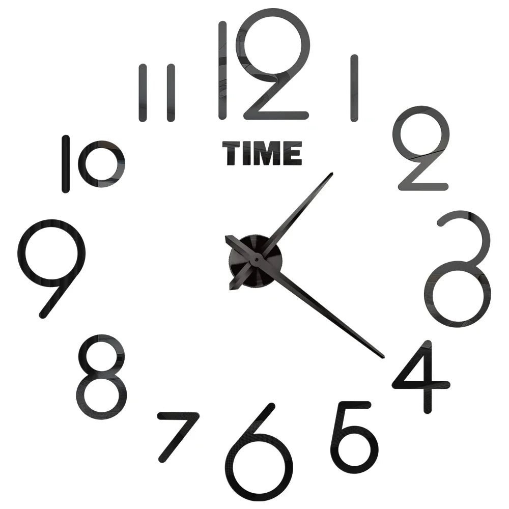 Modern 3D DIY Wall Clock