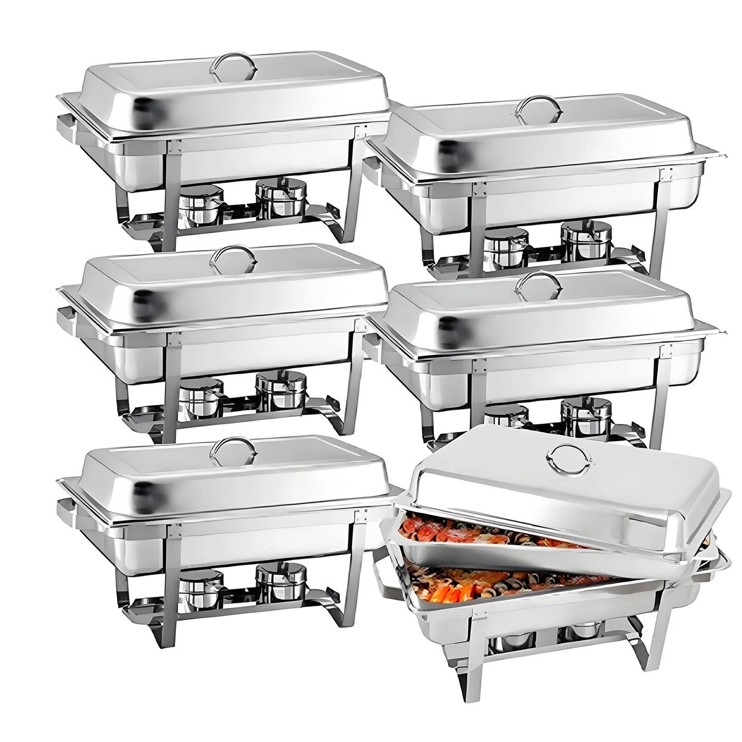 Food Warmer Kit with Lids (2/4/6 Pack)