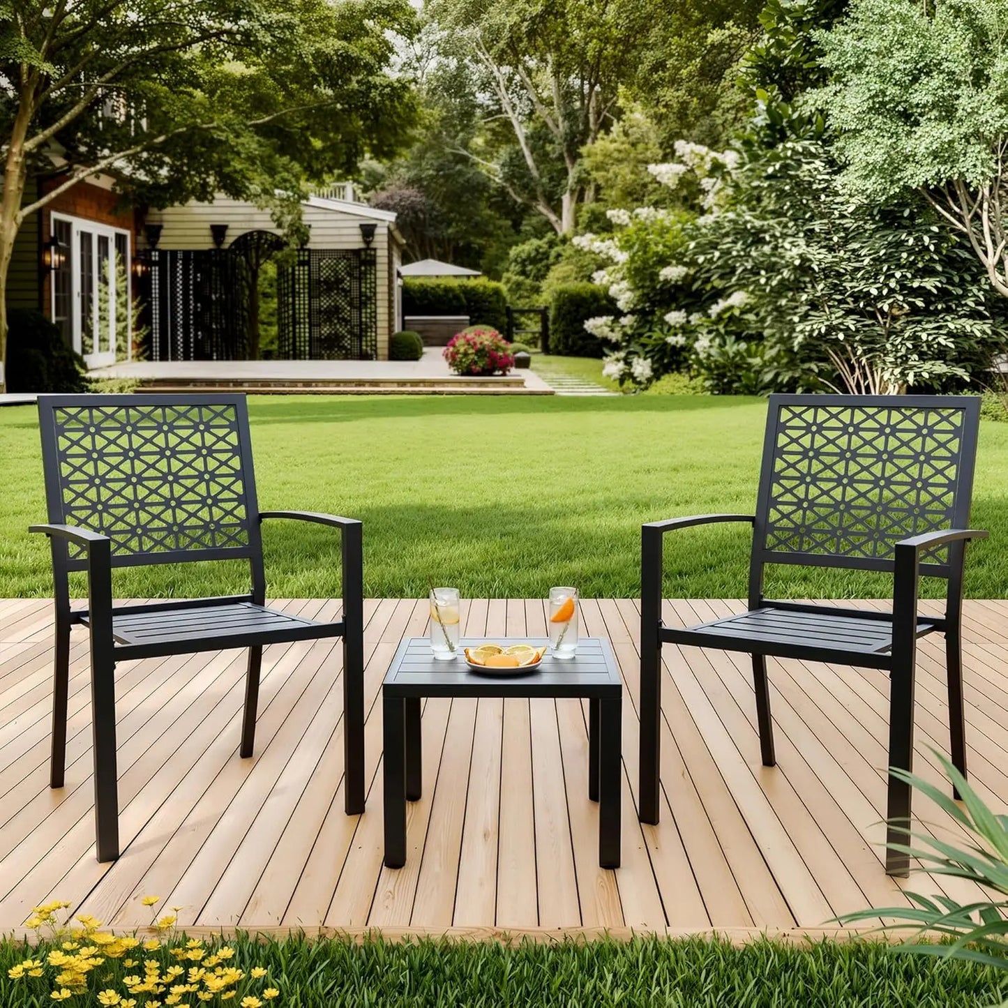 3-Piece Outdoor Patio Bistro Set