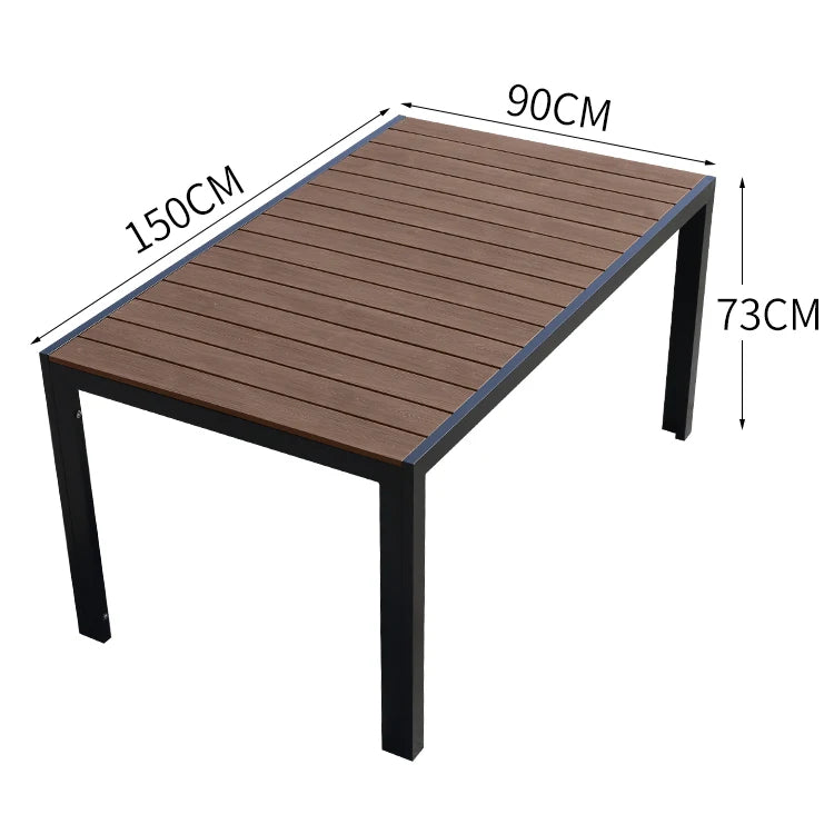 Outdoor Patio Dining Table & Chairs Set