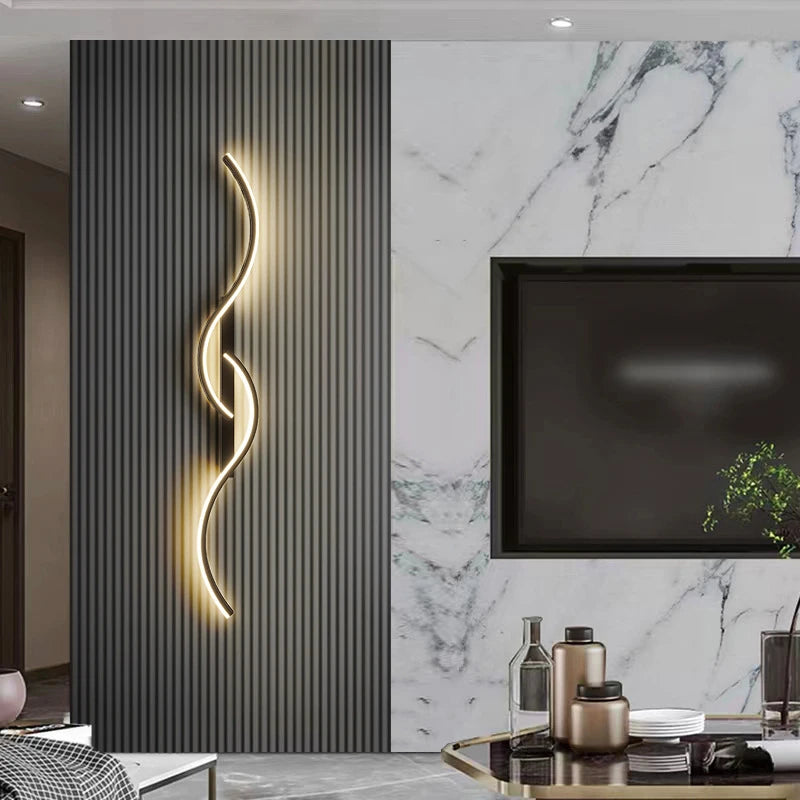 Modern LED Long Strip Wall Sconce Lamp