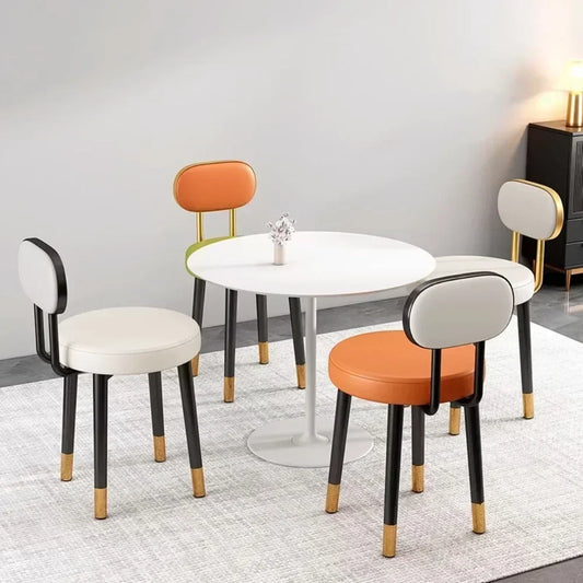 Modern Luxury Dining Chair with Soft Cushion