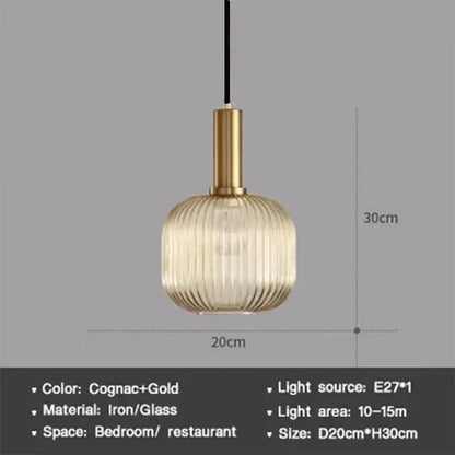 Modern Nordic Glass Pendant Light