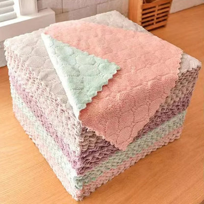 Double-Sided Kitchen Cleaning Dishcloth Set