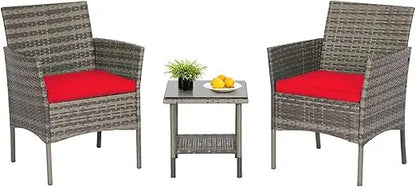 5-Piece Outdoor Wicker Sectional Set
