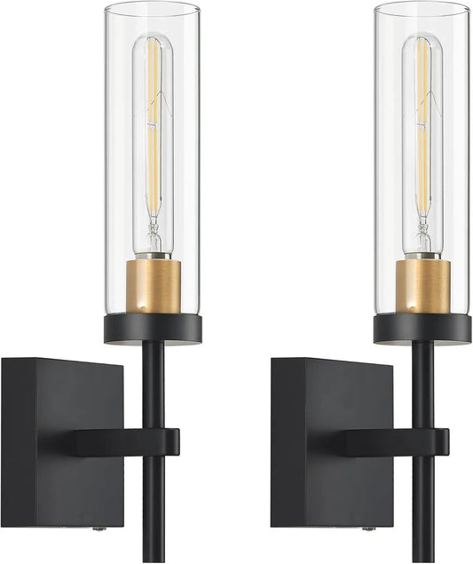 Set of 2, Battery Operated Dimmable Lights with Remote,