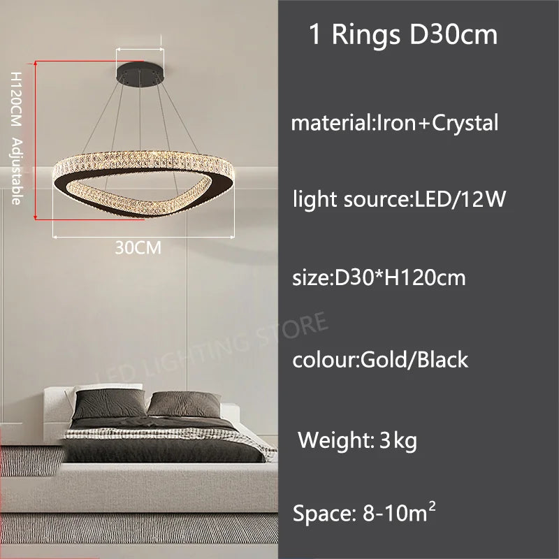 Modern Luxury Pendant Chandelier for Living Room