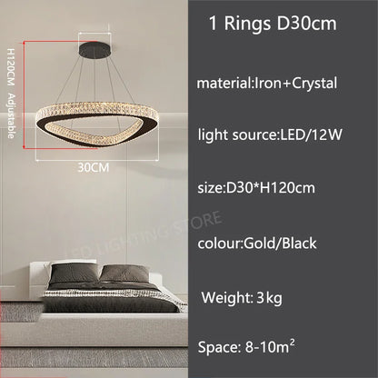 Modern Luxury Pendant Chandelier for Living Room