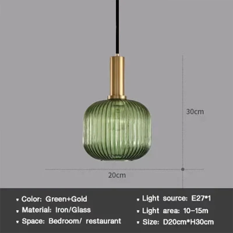 Modern Nordic Glass Pendant Light